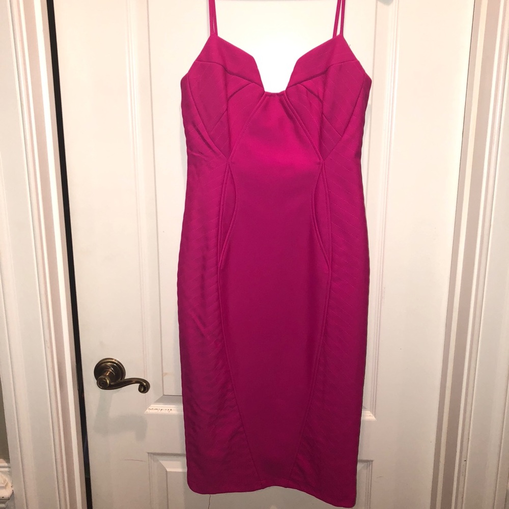 Midi Hot Pink dress!!